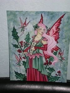 Amy Brown - Christmas Magick - SIGNED - OUT OF PRINT - RARE - Picture 1 of 1