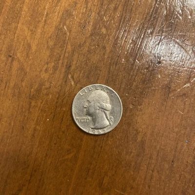 1965 Washington Quarter Rare No Mint Mark Rim Letters Error - Image 1 of 4