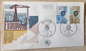 Briefumschlag 1. Tag - Briefmarke 1967 - EUROPA Paris - Bild 1 von 1