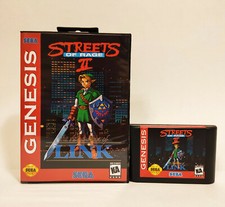 Streets of Rage 2 The Adventure of Link for Sega Genesis/Mega Drive