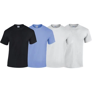 Gildan Men's Heavy Cotton Short Sleeve Crew Neck Classic Fit T-Shirt - Picture 1 of 30