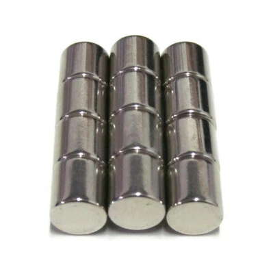 REVOLUTION MACHINES 5/16x5/16 N52 Cylinder Magnet 8mm 12 Pack Rare Earth Neodymium .313 Inch 6 lbs