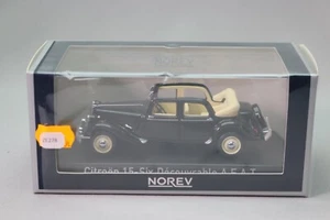 ZE278 NOREV 1/43 CITROEN 15 SIX DECOUVRABLE AEAT 1951 BLACK REF 153022 NB - Imagen 1 de 7