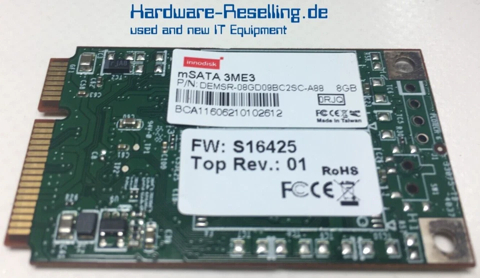 Innodisk 8GB 1.8 INCH MSATA SSD 3ME3 6Gbps DEMSR-08GD09BC2SC-A88 - Image 1 of 1