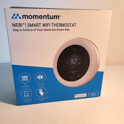 Momentum Meri MO-STAT01 Smart Wi Fi Thermostat, Google compatible - Image 1 of 4