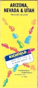 1963 RICHFIELD Road Map ARIZONA US Route 66 NEVADA UTAH - Picture 1 of 1