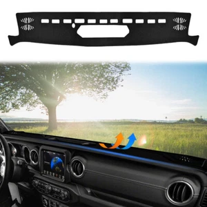 For Jeep Gladiator JT 2020-2024 Dash Cover Mat Dashboard Pad UV Sun Protection - Picture 1 of 11