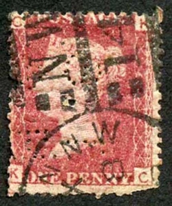 SG43 Pfennigteller 2654 (KC) Perfin ST und R gebraucht - Bild 1 von 1