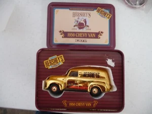 Hershey's Tin Van Car Gold 1/43 ERTL 1950 Chevy van - Picture 1 of 1