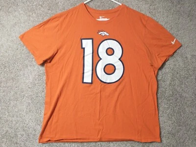 Camisa Denver Broncos Adulto XL Naranja Fútbol Aire Libre Atlética Nike Hombres Foto 1 de 4