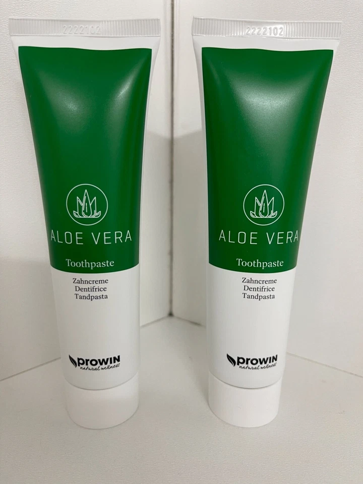 proWIN Aloe Vera Zahncreme 100ml NEU - 2x100 oder 4x50ml - Toothpaste