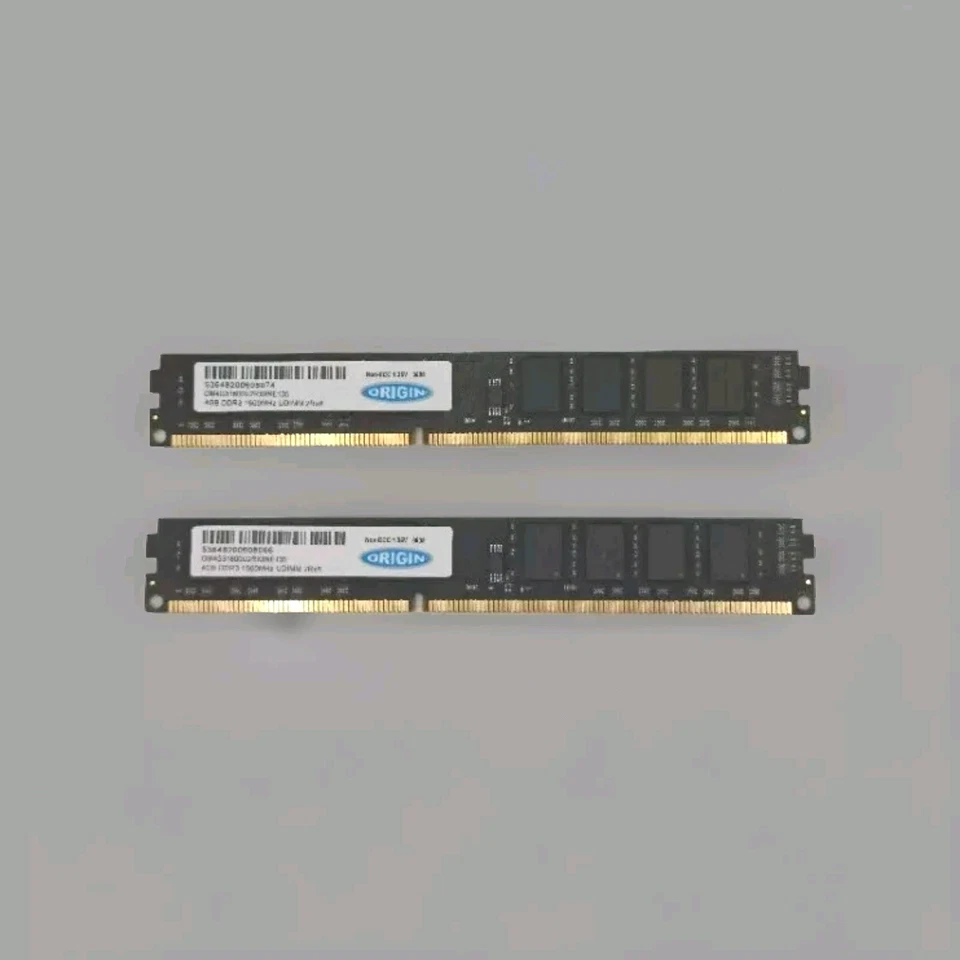 Origin 4GB DDR3 1600MHz SODIMM 2Rx8 Non-ECC 1.35V OM4G31600U2RX8NE135, Quantity2 - Image 1 of 4