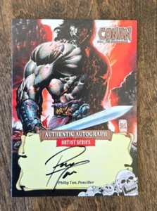 2024 SDCC EXCLUSIVE CRYPTOZOIC CONAN SIGNED PROMO CARD PHILIP TAN # CE-PT - Picture 1 of 1