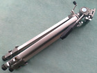 VINTAGE PROMASTER 137-E TRIPOD 62" MAX HEIGHT PAN TILT HEAD  MADE IN JAPAN