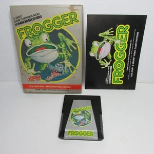 Frogger (Atari 2600, 1982) Box Handbuch Spiel, gereinigt und getestet. - Bild 1 von 5