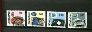 Zimbabwe - 2002 - Scott #909-912 - Used Complete Set - Gemstones - Picture 1 of 1
