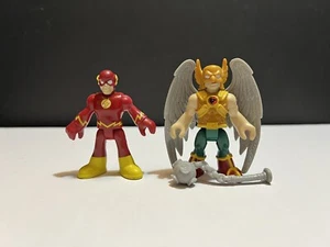 Imaginext DC Super Friends Hawkman And Flash 2 Figure Lot - Picture 1 of 6