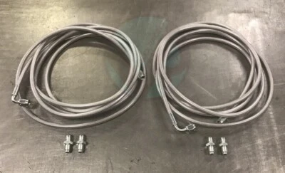 Kit de repuesto de línea de freno trasero principal de acero inoxidable para 02-06 Acura RSX-S RSX DC5 Foto 1 de 4