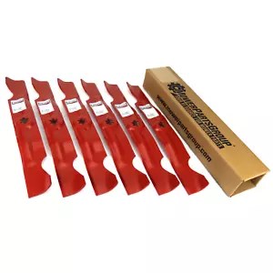 (6) Blades Compatible With Cub Cadet RZT 50" 942-04053C - Picture 1 of 6