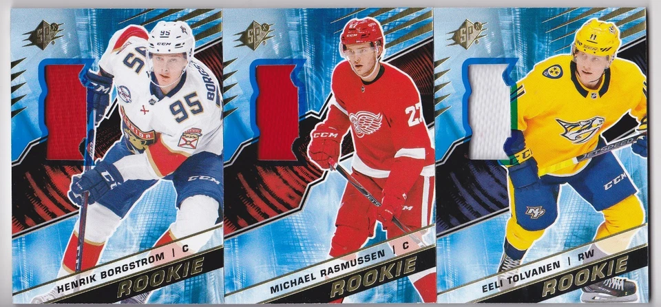 18-19 SPX Eeli Tolvanen Jersey Rookie Predators 2018 - Image 1 of 1