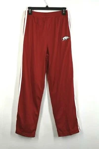 NCAA Juniors Arkansas Razorbacks Stretch Waist Red Joggers Stitch Emblem Size XL - Picture 1 of 7