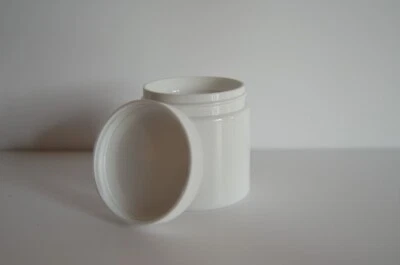 8 oz PET Plastic Jars with Lids BPA FREE  Green, White, Clear or Amber - Image 1 of 2