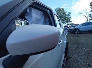 SUZUKI IGNIS MF 11/2016-ON LEFT DOOR MIRROR Hatchback White 15378 - Picture 1 of 8