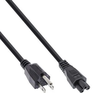 InLine® Netzkabel für Notebook, USA/Canada, 3pol Kupplung, 2m - Bild 1 von 1
