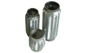 Flexrohr Flexibles Auspuffrohr Abgasrohr Hosenrohr Innenverstärkt 45,5 mm 150 mm - Bild 1 von 2