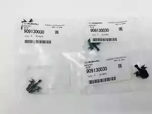 Subaru Oem Front Grille Clips 909130030 x4 2002-2005 Impreza WRX STi - Picture 1 of 1