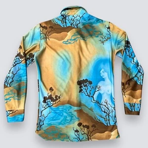 Camicia hawaiana vintage Waltah Clarke's donna nuda psichedelica hippie anni 70 - Foto 1 di 4