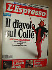Magazine L´Espresso N° 19 Year Xliv 13-5-1999 Berlusconi The Diavolo On Colle