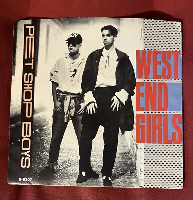 Pet Shop Boys - West End Girls / A Man Could Get Arrested 80's 7" Vinyl Record - Image 1 of 4