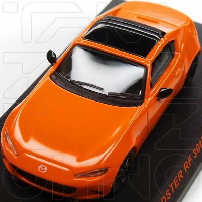 MAZDA ROADSTER RF 30 ANIVERSARIO 2019 MINICAR COLECCIÓN KYOSHO 1:64 NARANJA Foto 1 de 4