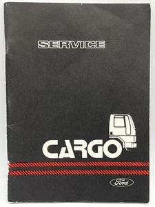 FORD MOTOR CARGO TRUCK ORIGINAL 1983 SERVICE RECORD HANDBOOK - Foto 1 di 3
