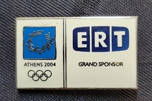 ATHEN ERT RADIO GRAND SPONSOR MEDIA OLYMPIADE ANSTECKNADEL 2004 - Bild 1 von 2