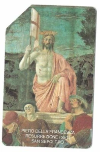 G 195 C&C 2252 SCHEDA TELEFONICA USATA PIERO DELLA FRANCESCA MAN SECONDA SCELTA - Picture 1 of 2