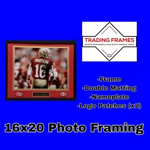 Marco de fotos personalizado - 16x20 foto logotipo y placa de identificación pantalla marco 18x24 20x24 - Imagen 1 de 8