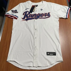 Maglia Nike Autentica Scherzer Texas Rangers 2023 Campioni del Mondo Oro 44 - Foto 1 di 6