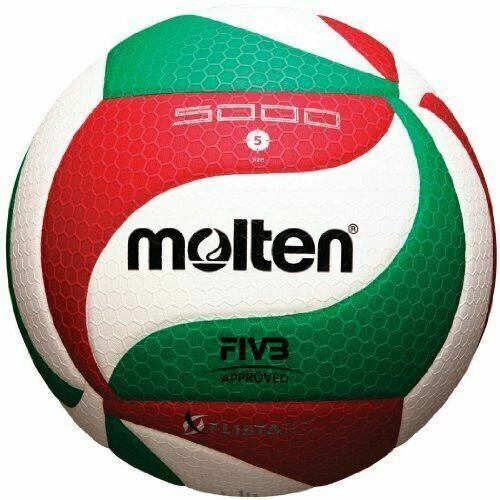 Molten FLISTATEC Pallone Pallavolo Taglia 5 - Rosso/Bianco (V5M5000)