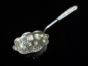Antique George W. Shiebler Sterling Silver Tea Strainer #2204 - Picture 1 of 12