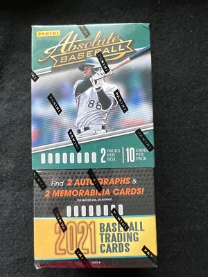 2021 Panini Absolute Baseball Hobby Box Factory Sealed - Image 1 of 2