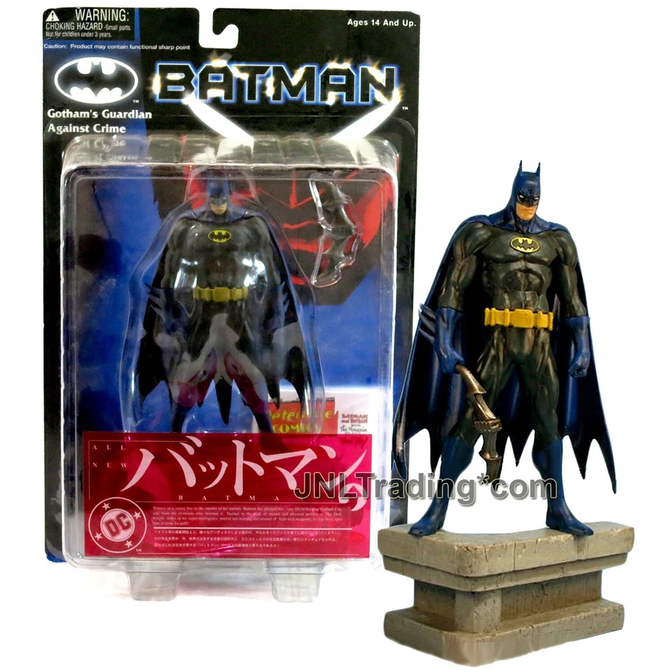 Figura Batman de 6 pulgadas Yamato DC Wave 1 Gotham's Guardian Against Crime con base Foto 1 de 1