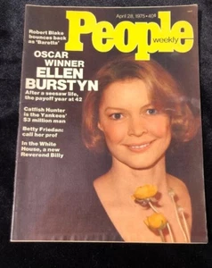 APRIL 28 1975 PEOPLE MAGAZINE- ELLEN BURSTYN No Label Very Nice - Picture 1 of 12