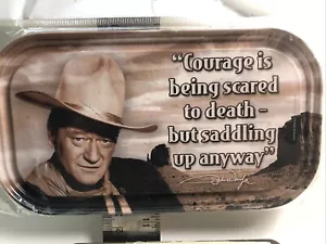Magnetic Sign Metal 4x7 Inches Free Shipping John Wayne Collectable - Picture 1 of 2