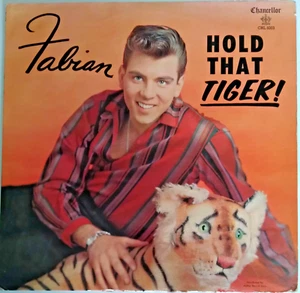 Fabian Hold That Tiger 1959 Debut Mono LP 50's Teen Idol Lovesick Cuddle Up Babe - Picture 1 of 3