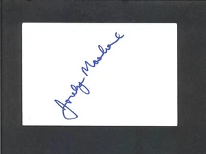 Jocelyn Moorhouse - Tarjeta de índice de director autografiada firmada - La prueba de modista - Imagen 1 de 2