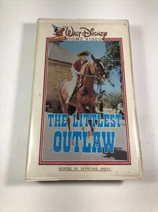 RARE Walt Disney Home Video "The Littlest Outlaw" VHS WHITE Clamshell - Imagen 1 de 4