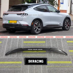 Fit For Ford Mustang Mach-E SUV D Rear MID Trunk Spoiler Real Carbon 2021-2024 - Bild 1 von 13