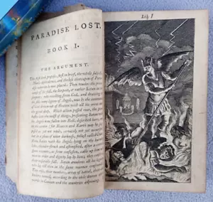JOHN MILTON PARADISE LOST ANTIQUARIAN EDITION PRE 1800 featuring long / medial S - Picture 1 of 14